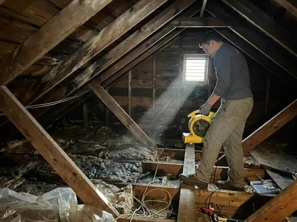 attic-water-damage-drying-proc-007 — frequently asked questions, Emergency Water Extraction & 24/7 Flood Response in Palmyra…